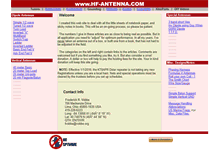Tablet Screenshot of hf-antenna.com